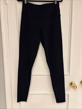 Kids Black High-Waist Performance Leggings